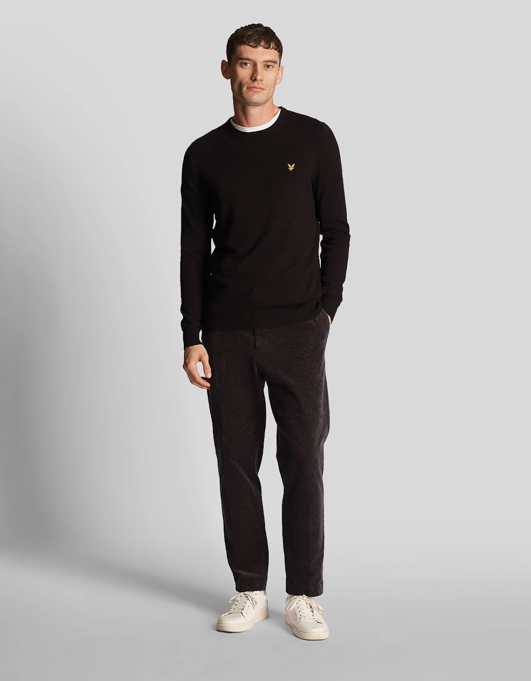 Cotton Merino Crew Jumper