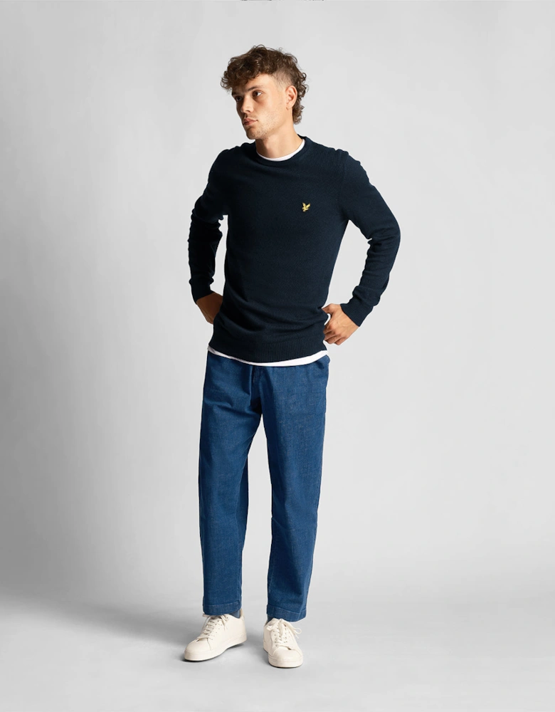 Cotton Merino Crew Jumper