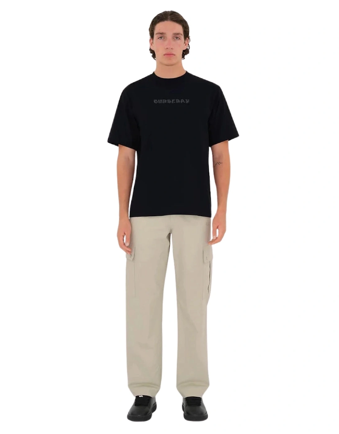 Paisley Logo Coal Black T-Shirt