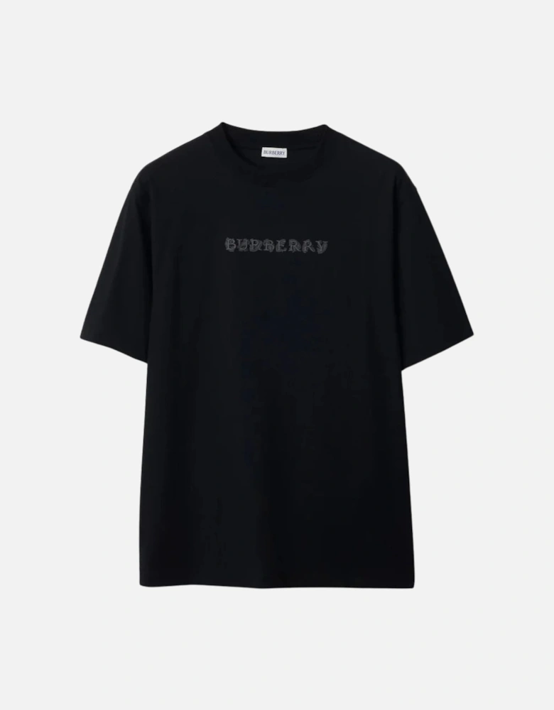 Paisley Logo Coal Black T-Shirt