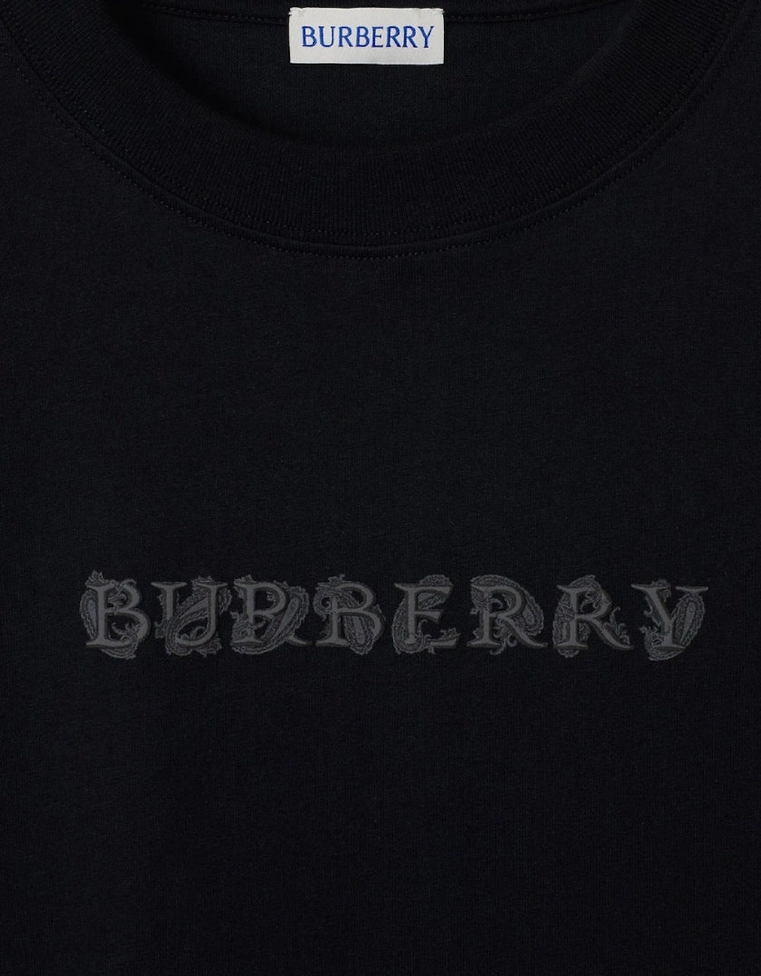 Paisley Logo Coal Black T-Shirt