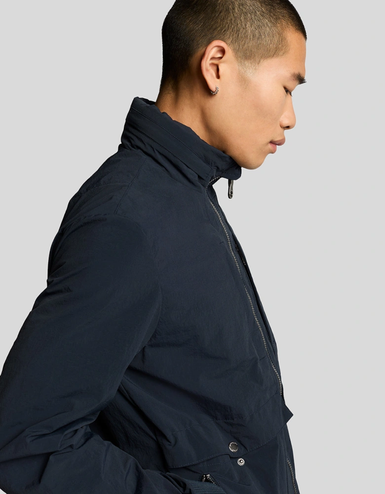 Crinkle Nylon Pocket Jacket