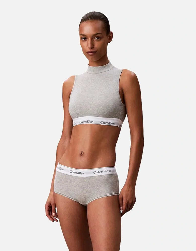 Icon Cotton Modal Boy Short, Grey Heather