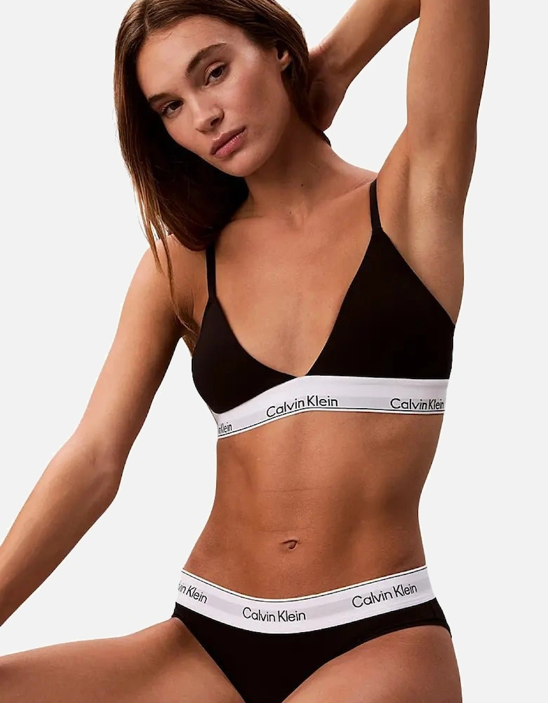 Icon Cotton Modal Bikini Brief, Black