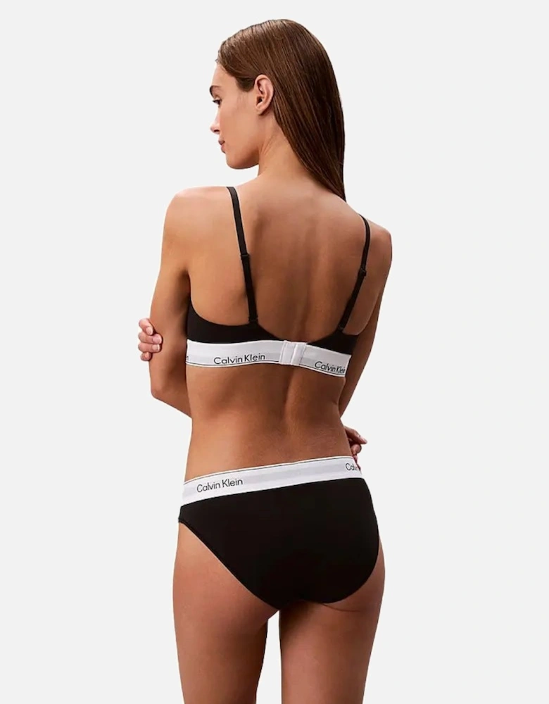 Icon Cotton Modal Bikini Brief, Black
