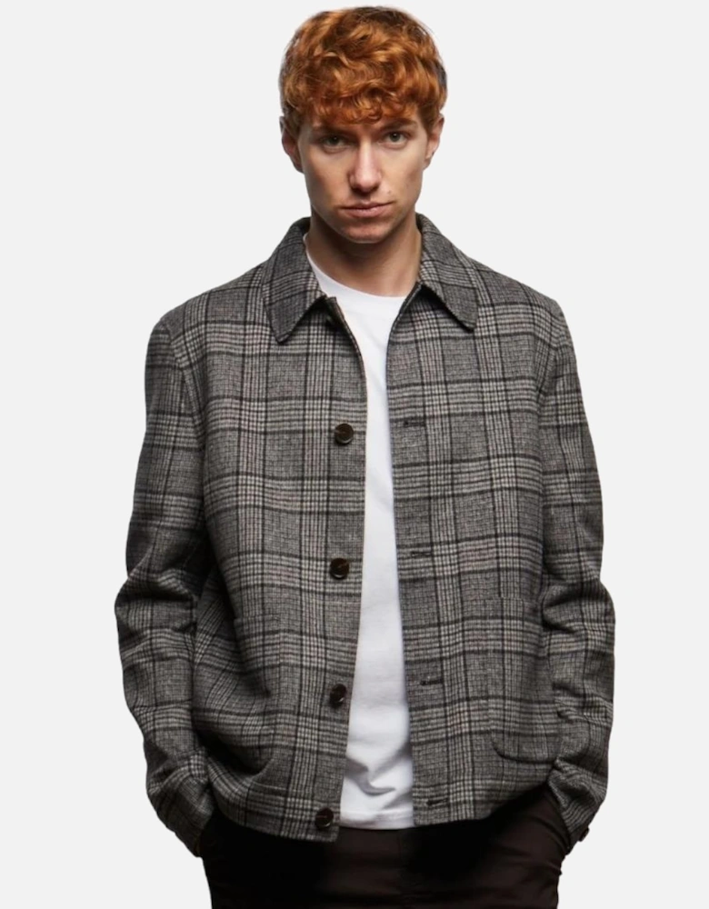 Scot Overshirt Black Check/Black