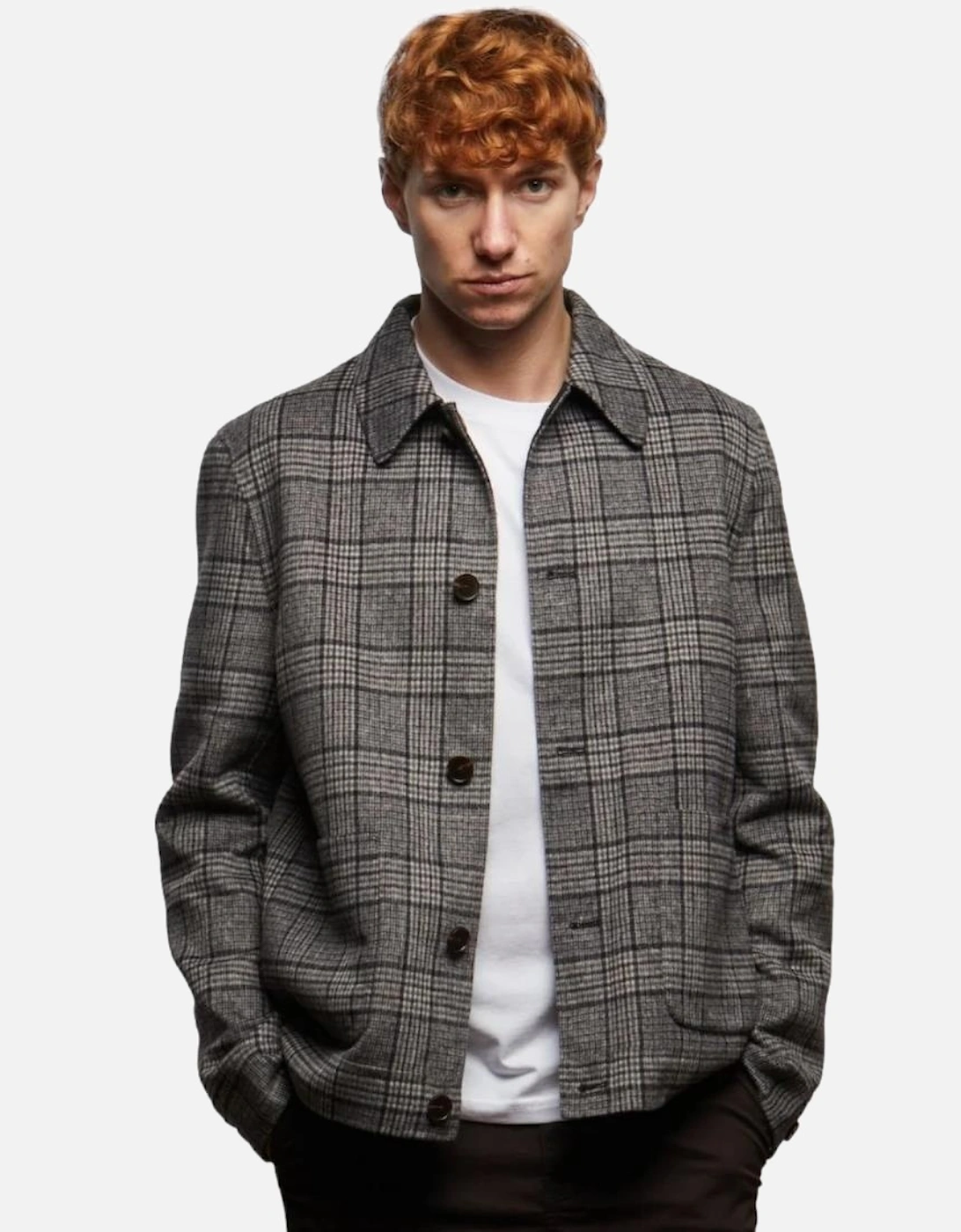 Scot Overshirt Black Check/Black