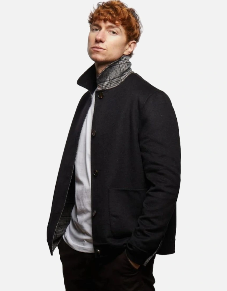 Scot Overshirt Black Check/Black