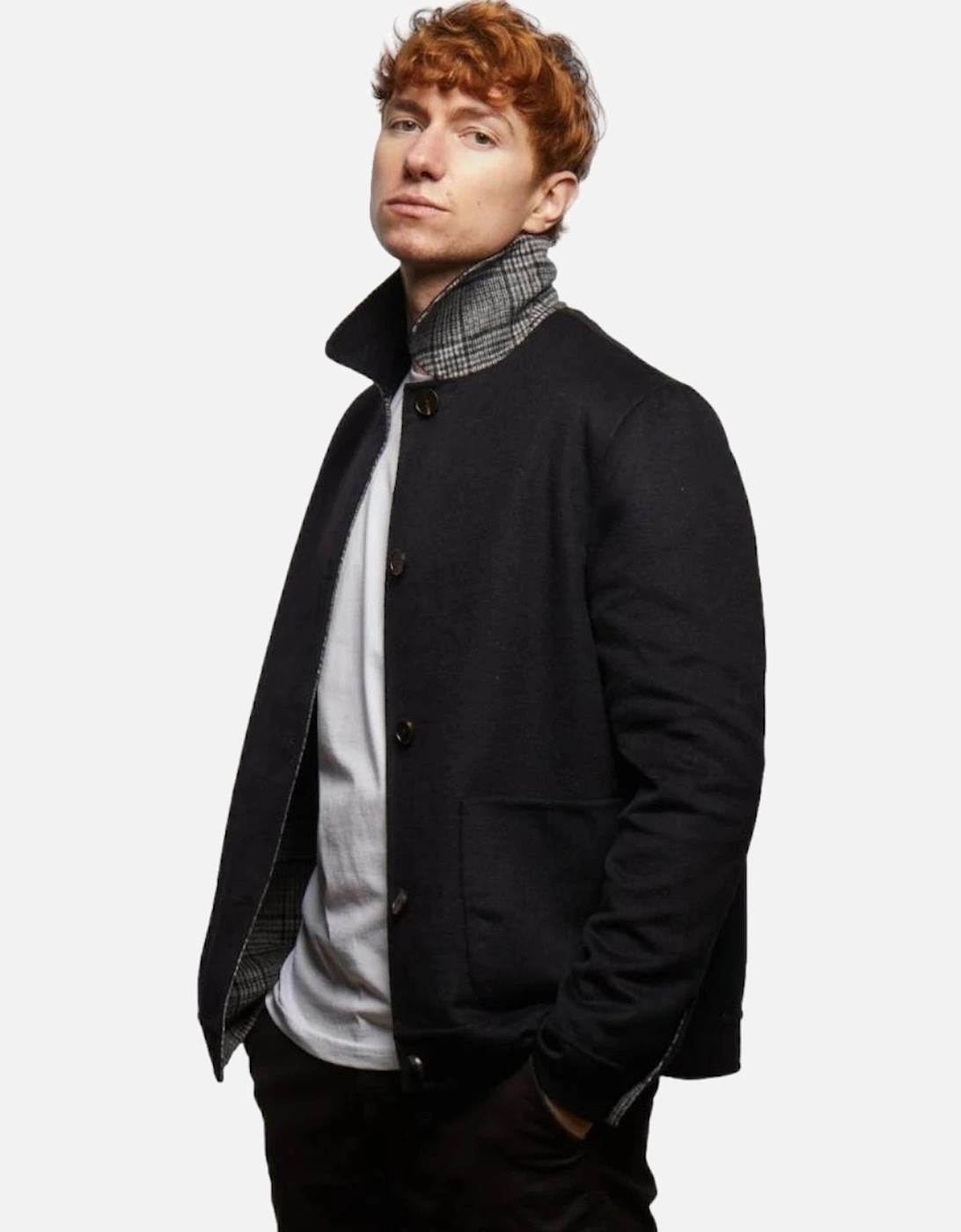 Scot Overshirt Black Check/Black