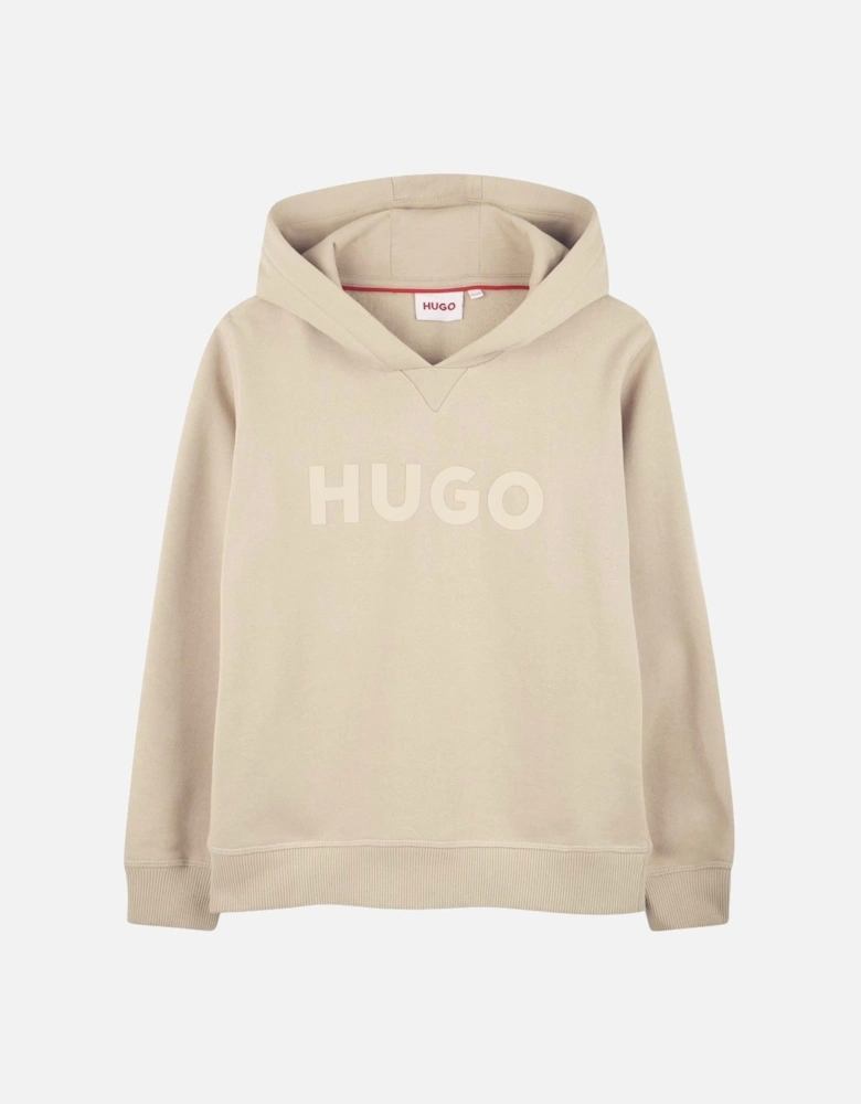 Boys Stone Logo Hooded Sweatshirt