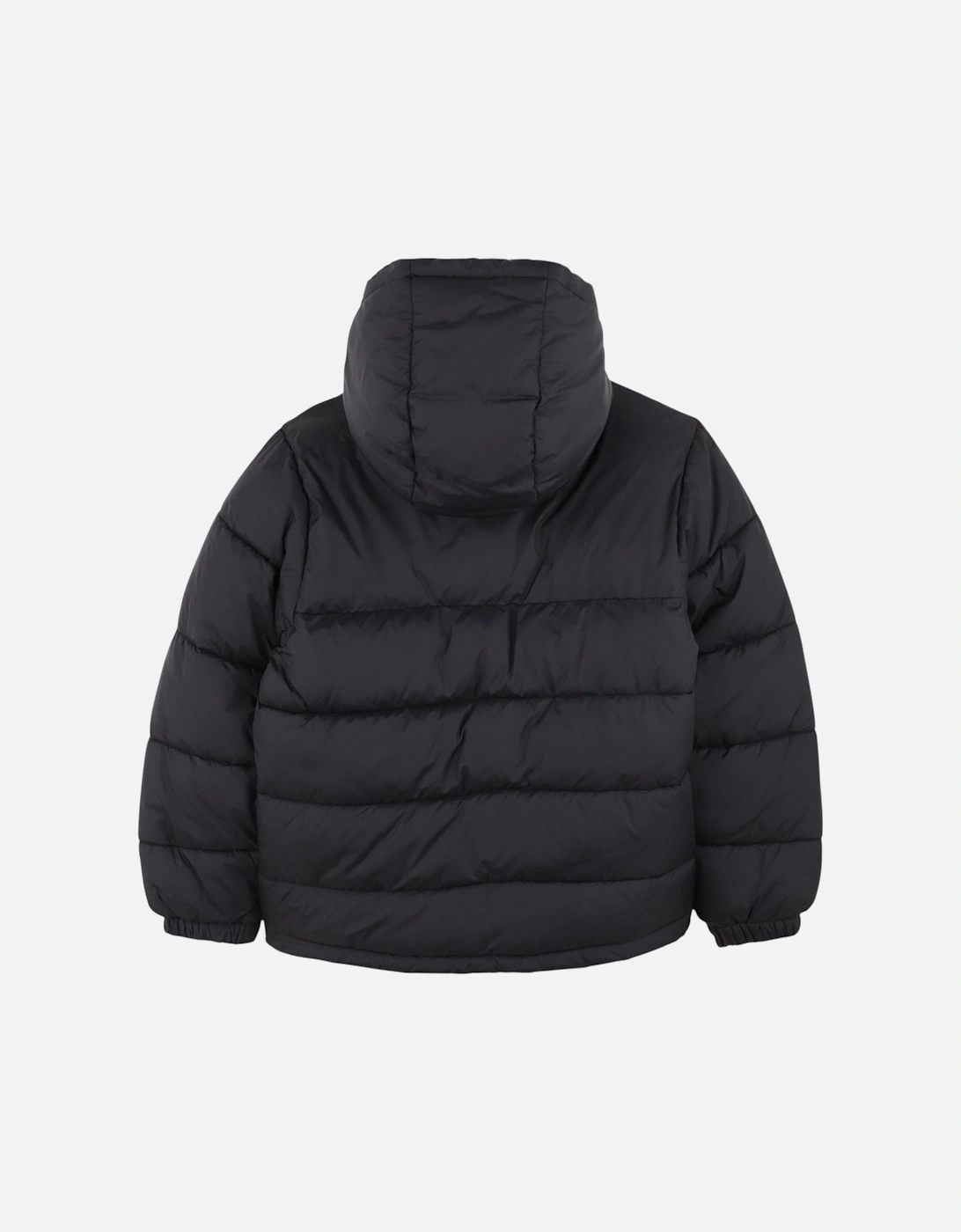 Boys Black Logo Puffer Down Coat