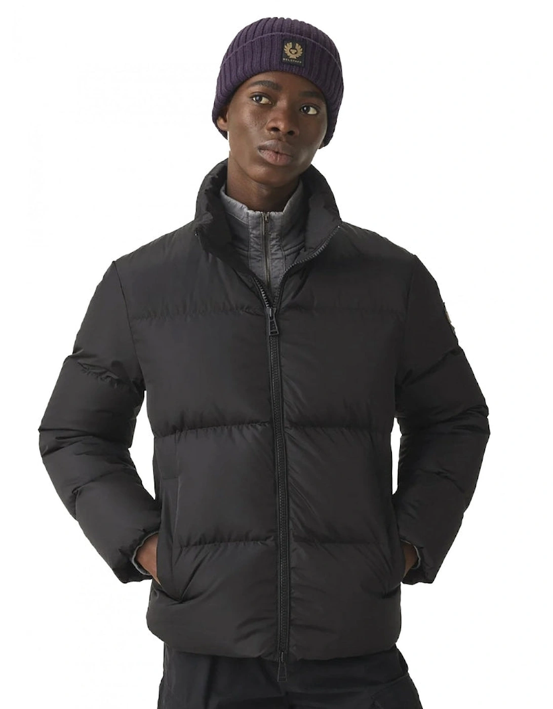 Grid Paxton Black Down Jacket