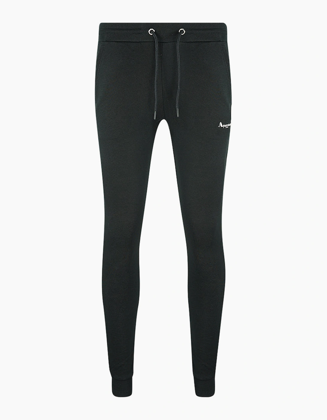 Aquascutum Men's Black Logo Sweat Pants  35/34/32 L