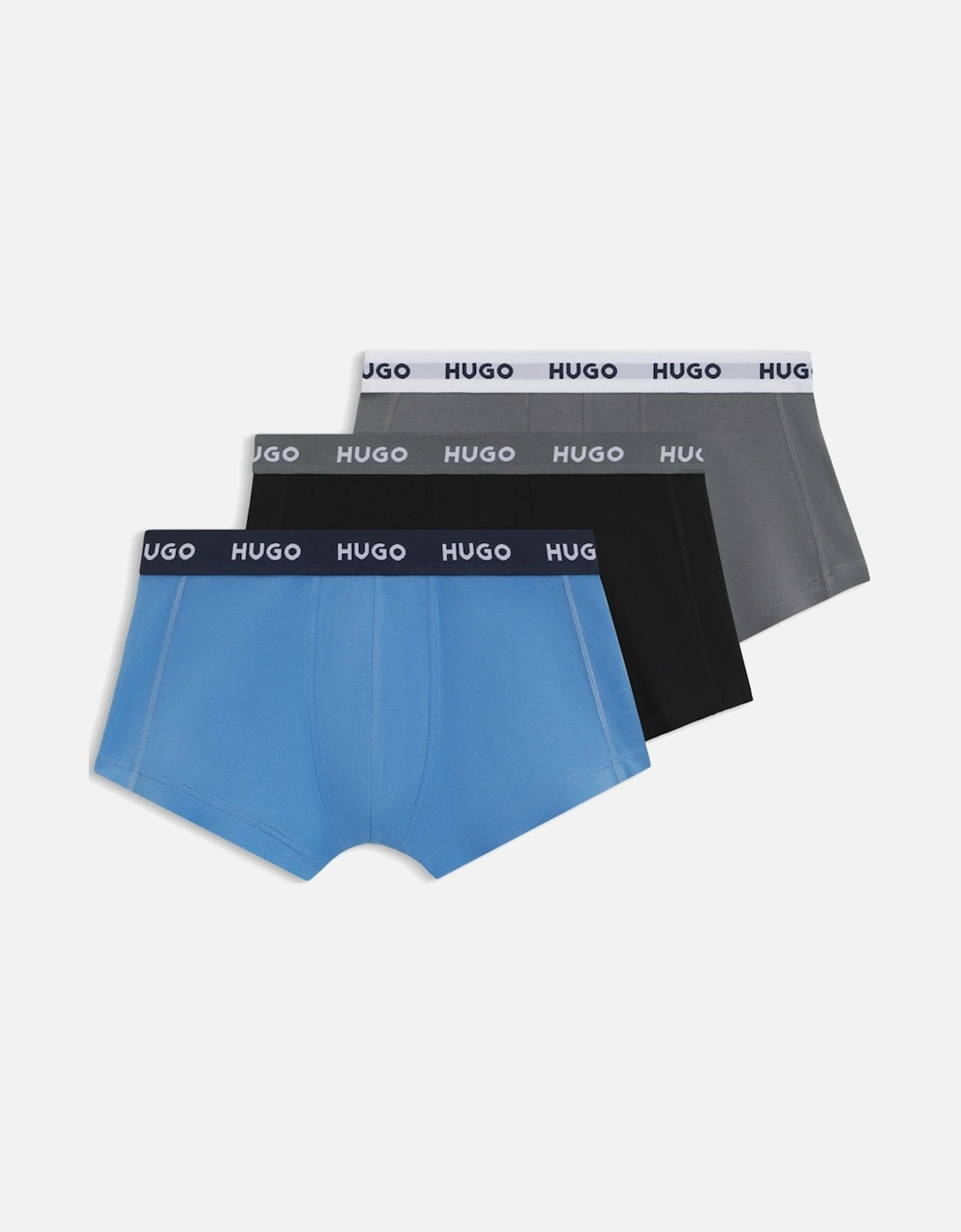 HUGO 3-Pack Boxer Trunks, Multi Colour, 2 of 1