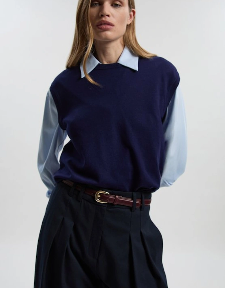 Viscose Blend Knit Top