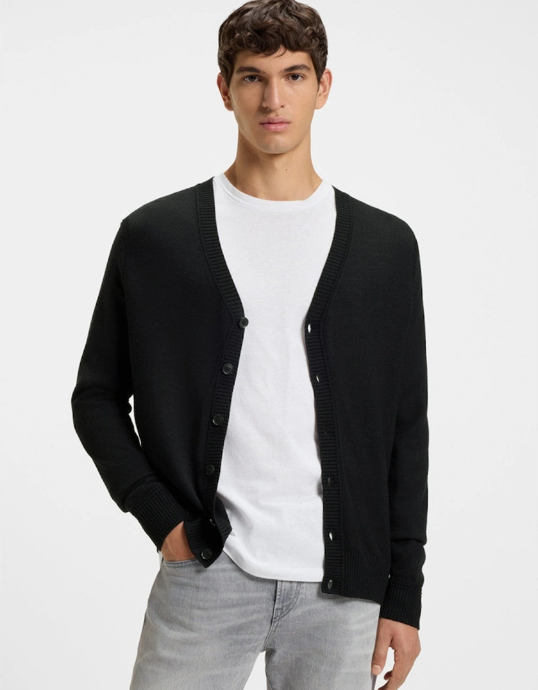 BOSS Orange Avac_CD Sweater 001 Black