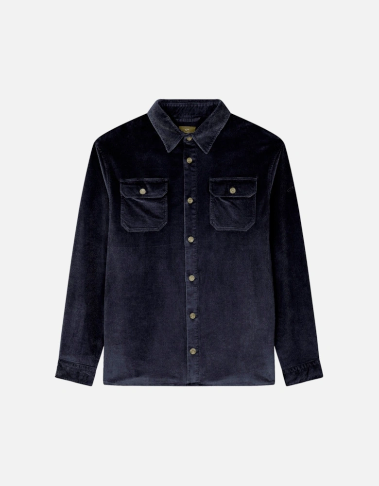 Corduroy Overshirt 013 Navy