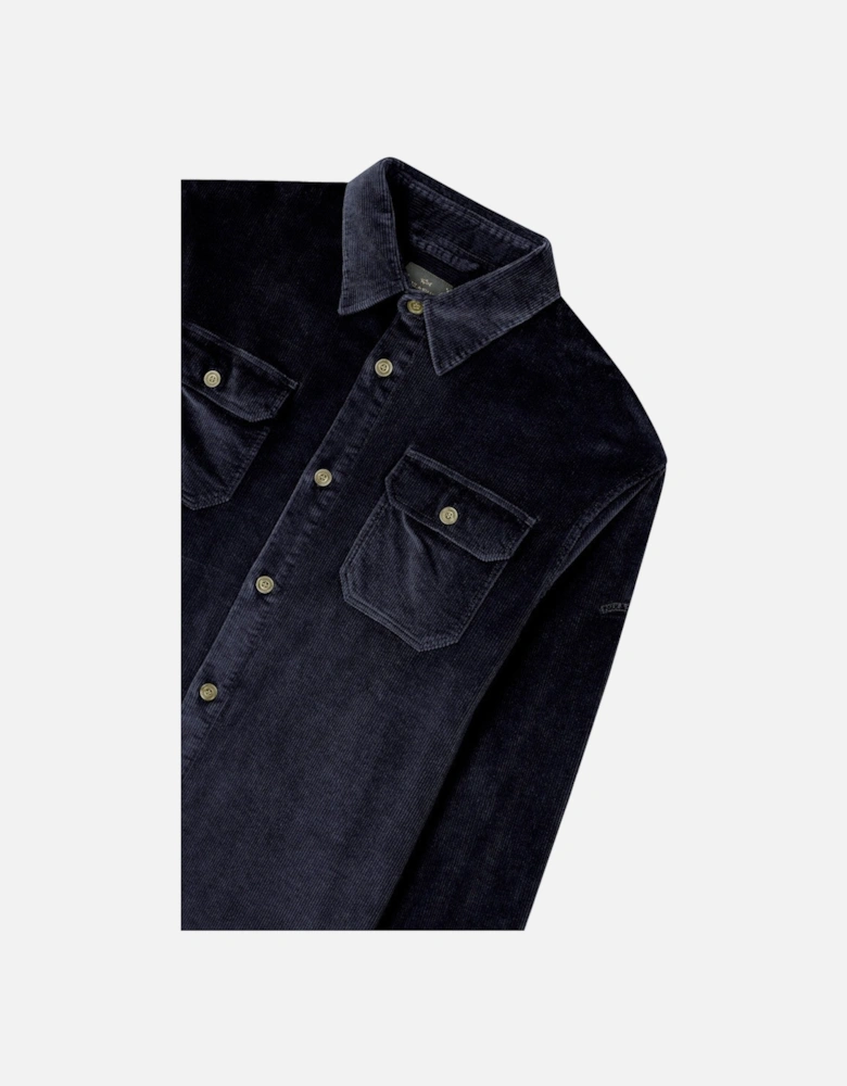 Corduroy Overshirt 013 Navy
