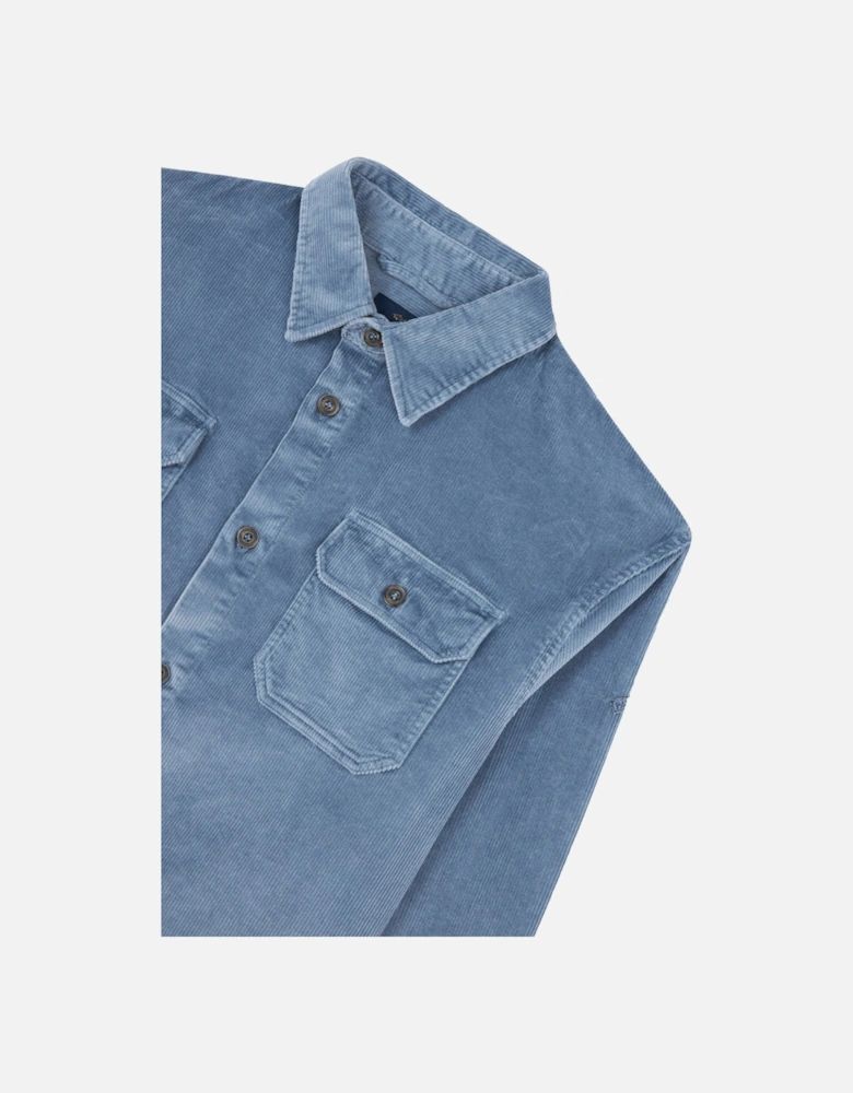 Corduroy Overshirt 663 Blue