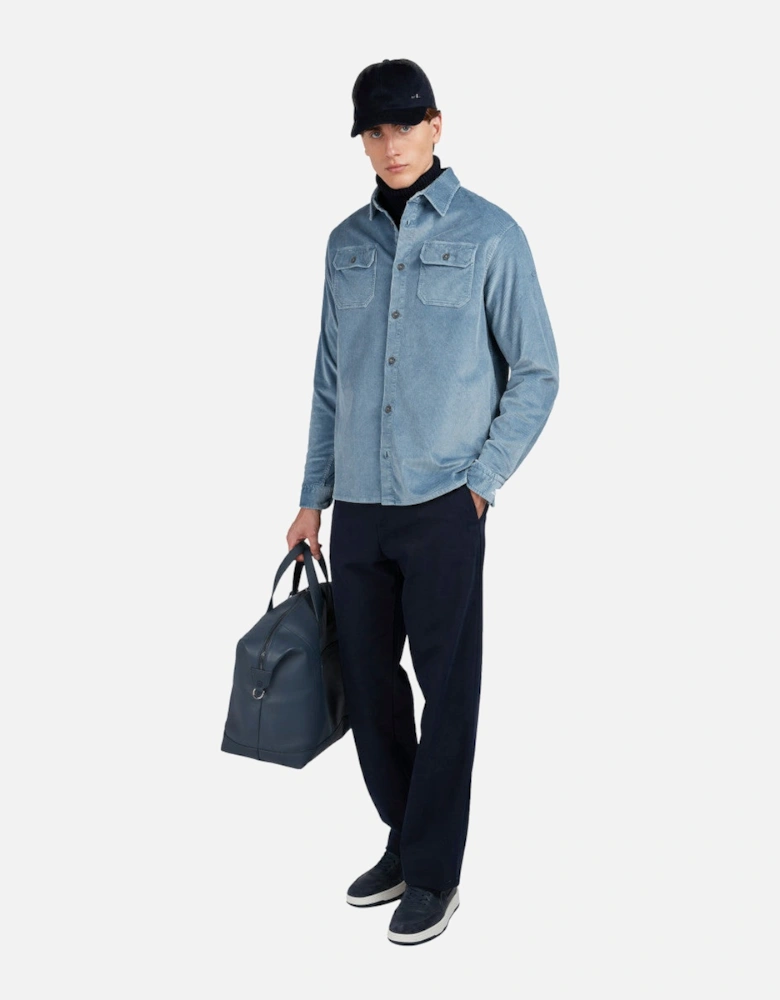 Corduroy Overshirt 663 Blue