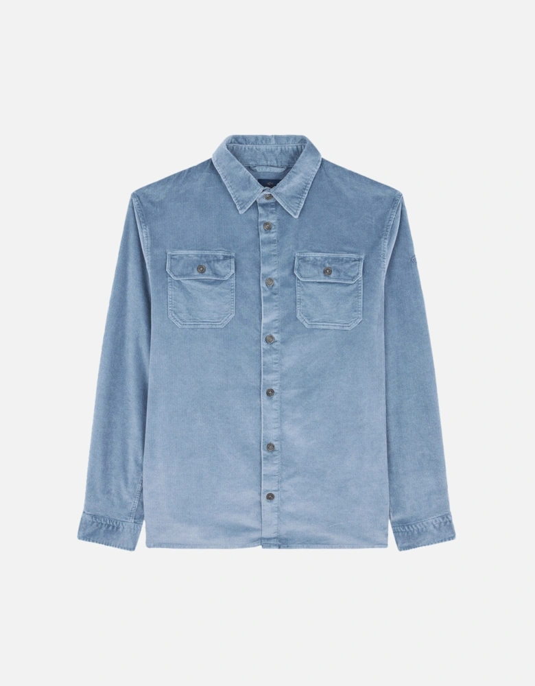 Corduroy Overshirt 663 Blue