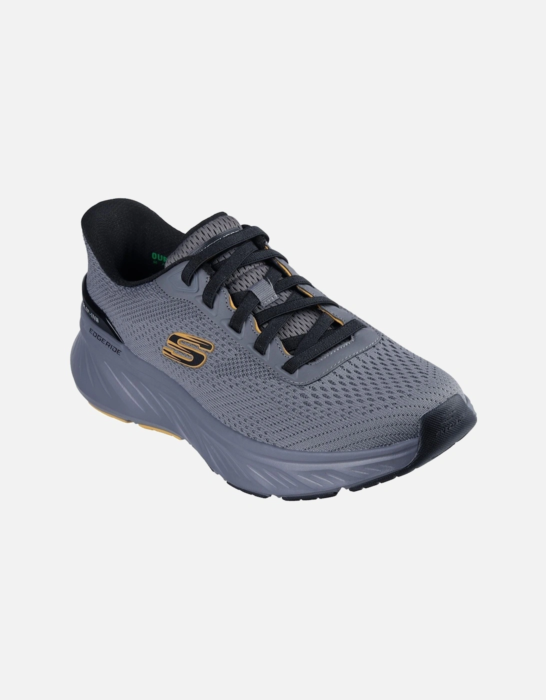 Edgeride Textile Men's Charcoal/Yellow Trainers, 6 of 5