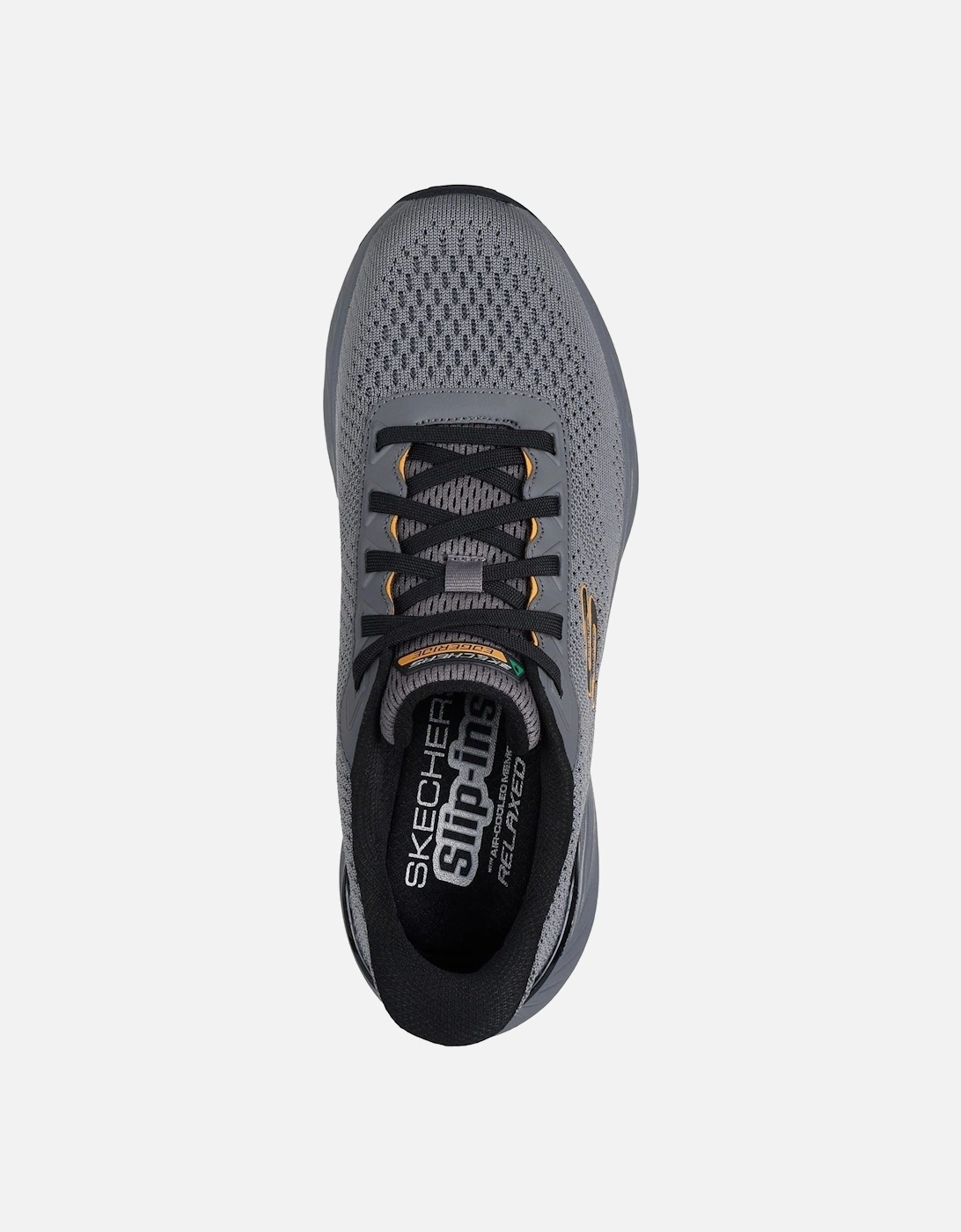 Edgeride Textile Men's Charcoal/Yellow Trainers