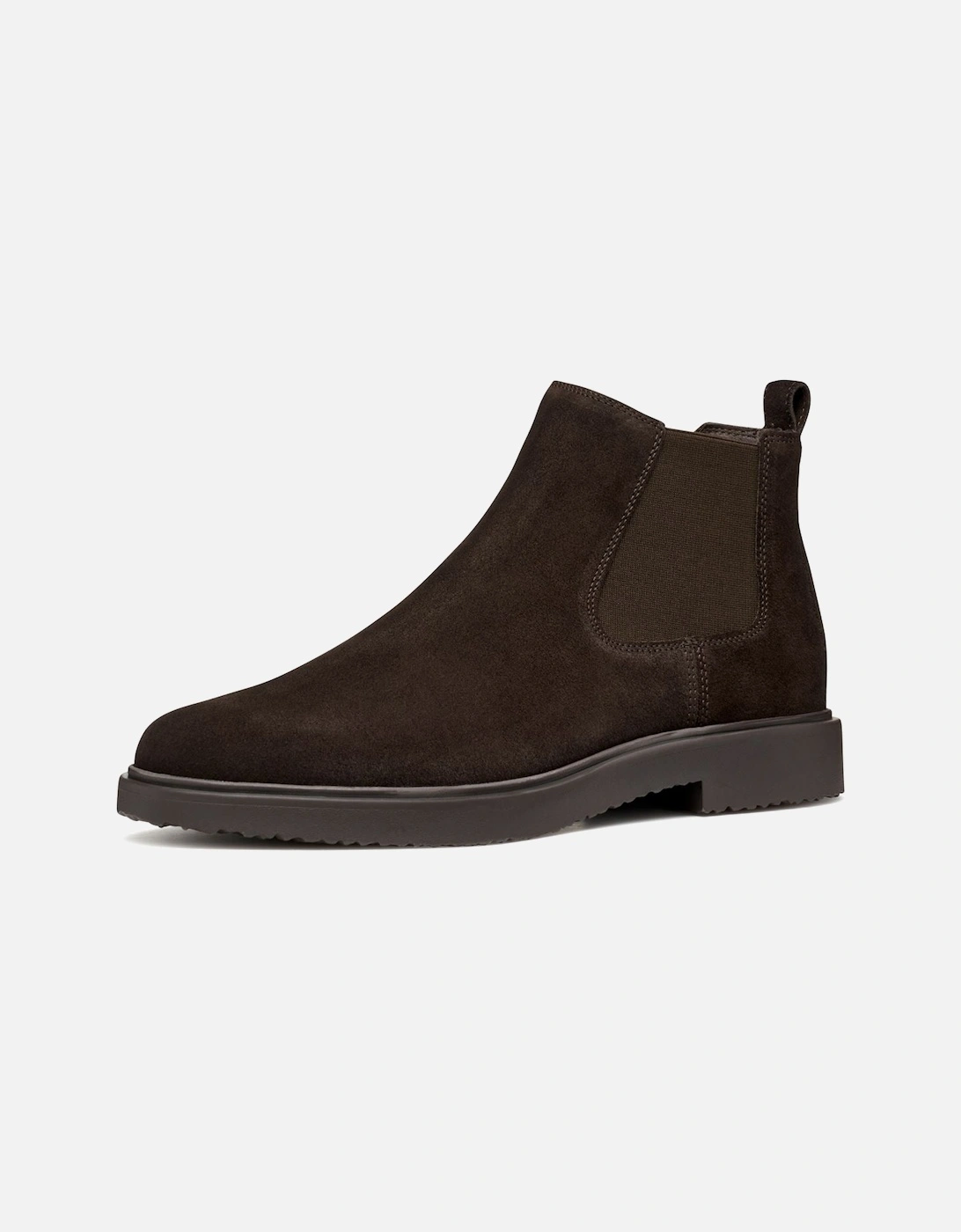 Massimiano B Suede Men's Dark Brown Boots