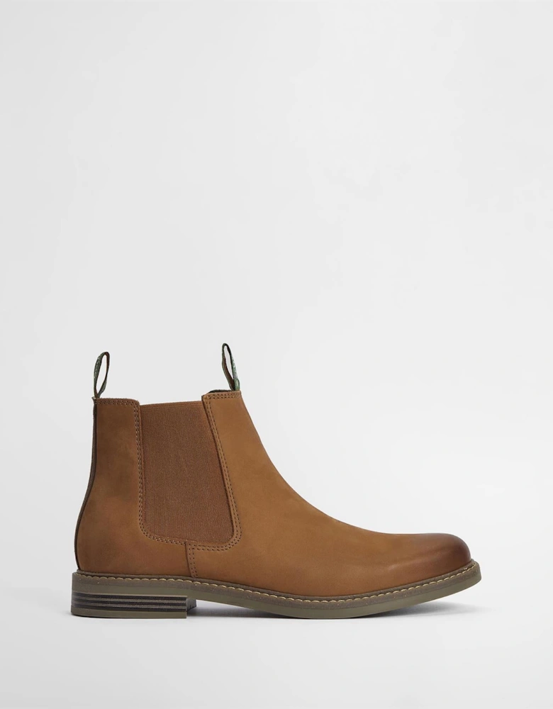 Farsley Leather Men's Dark Tan Chelsea Boots