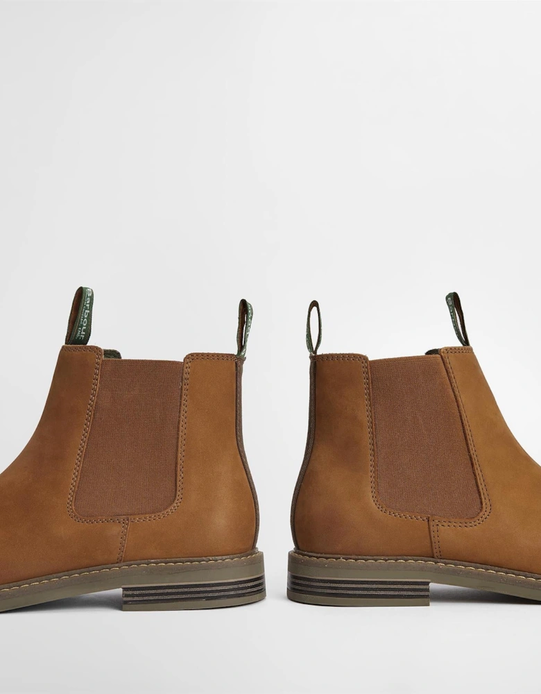 Farsley Leather Men's Dark Tan Chelsea Boots
