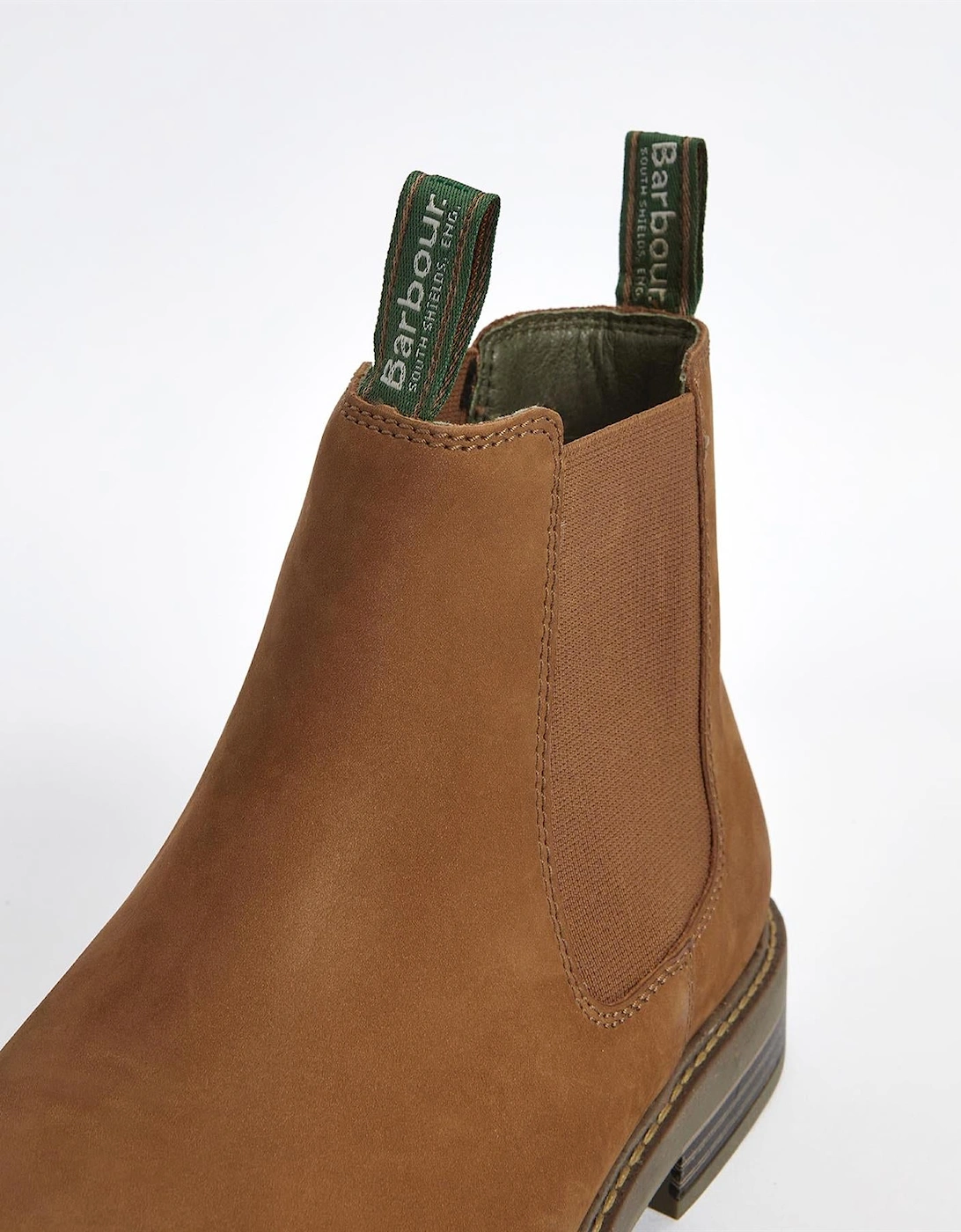 Farsley Leather Men's Dark Tan Chelsea Boots