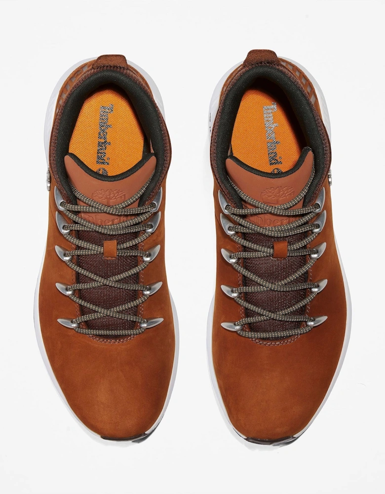 Sprint Trekker Leather Men's Saddle Tan Trainers
