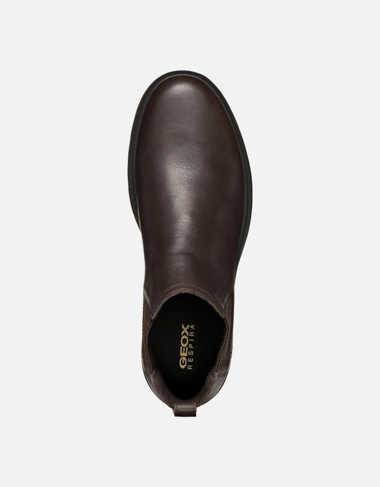 Spherica EC1 C Tumble Leather Men's Coffee Boots