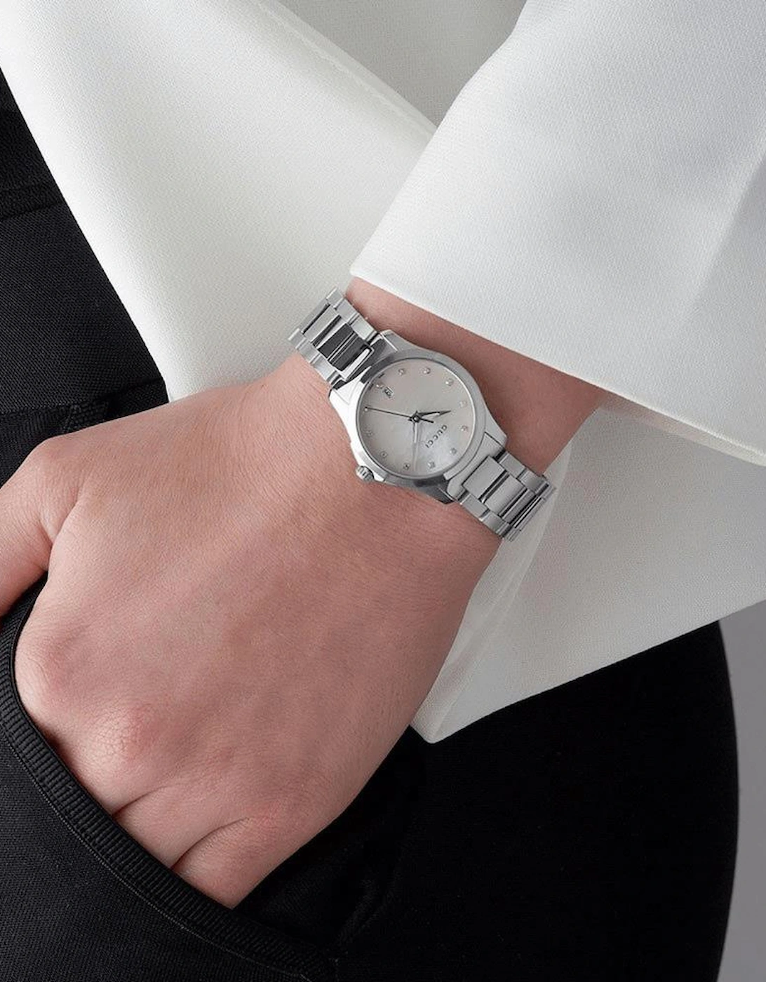 G-Timeless Mother of Pearl Ladies Watch