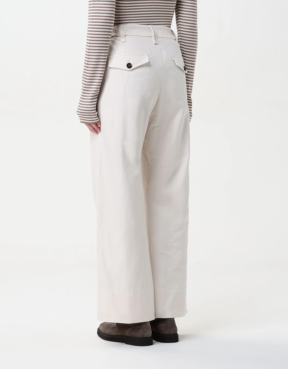 Wide Leg Cotton Pants