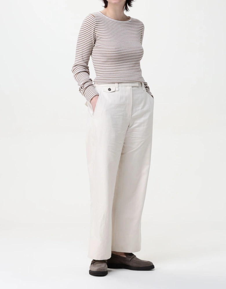 Wide Leg Cotton Pants