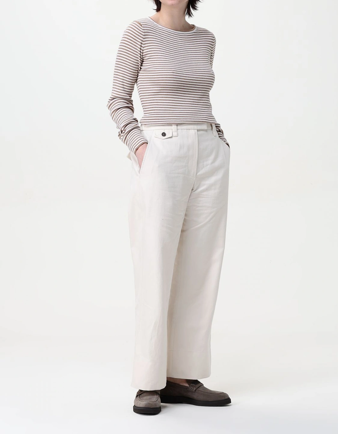Wide Leg Cotton Pants