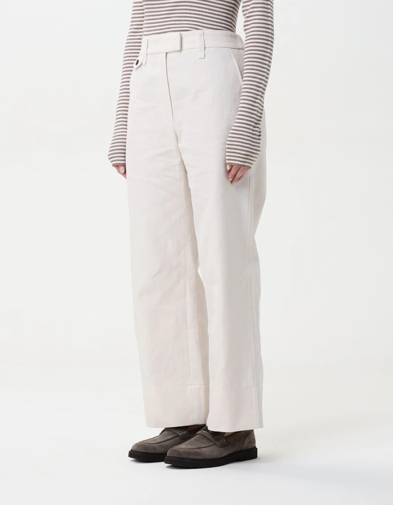 Wide Leg Cotton Pants