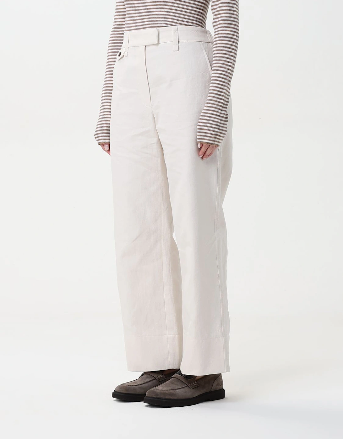 Wide Leg Cotton Pants