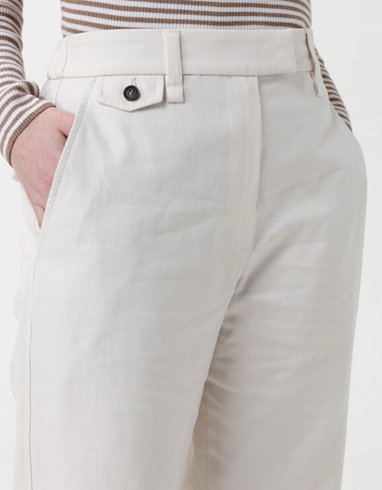 Wide Leg Cotton Pants