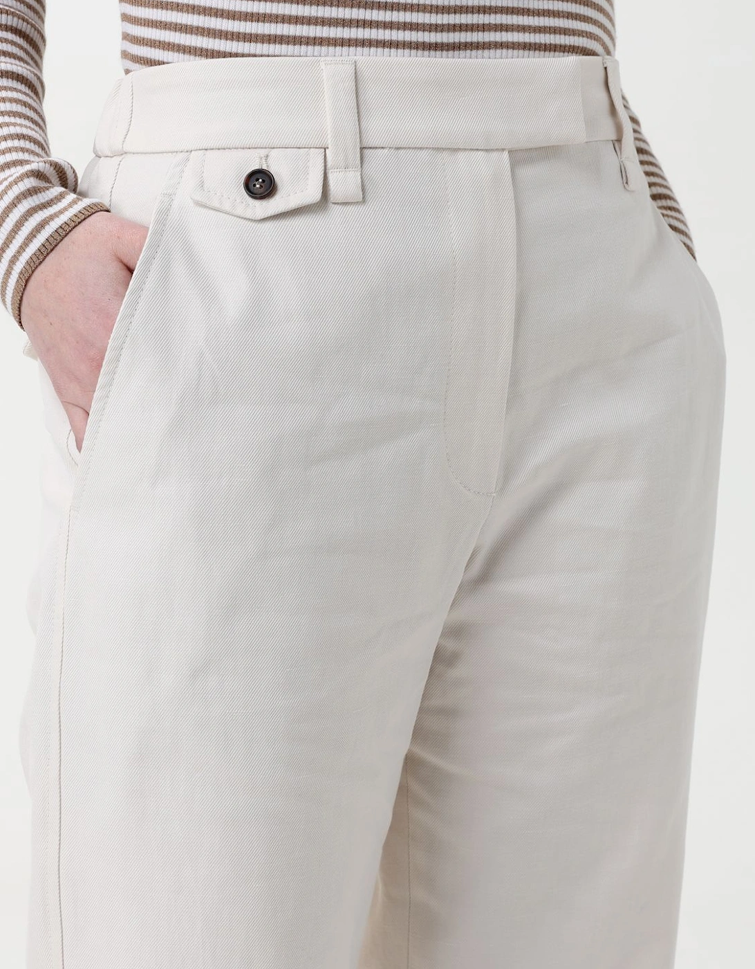 Wide Leg Cotton Pants