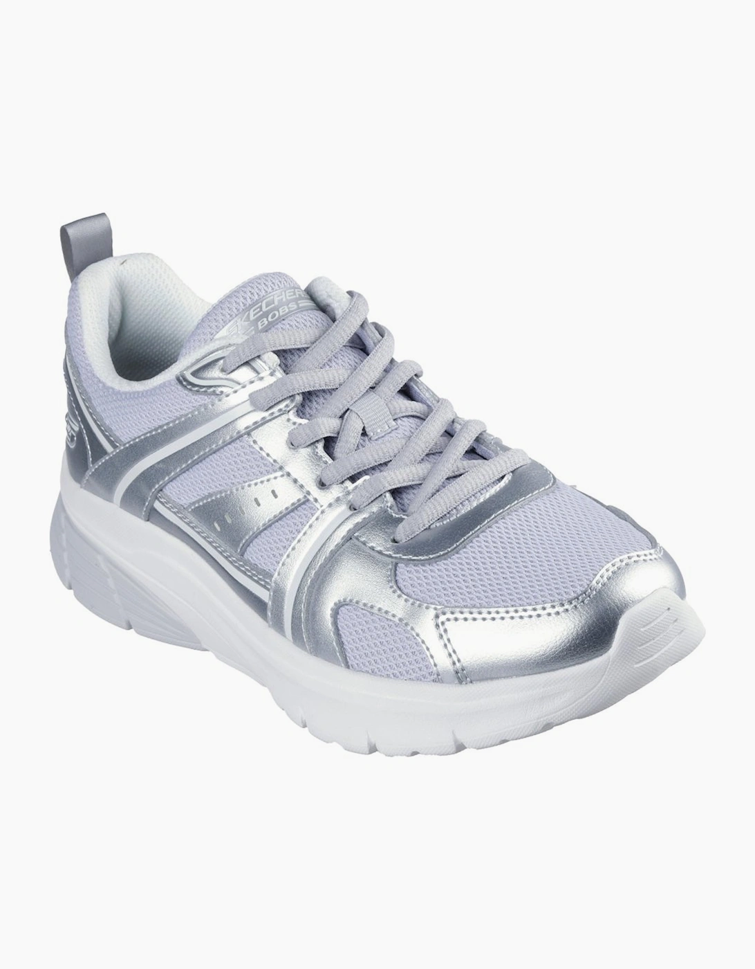 Skechers Women's Silver Bobs Sport Vamos Trainers - Size: 6