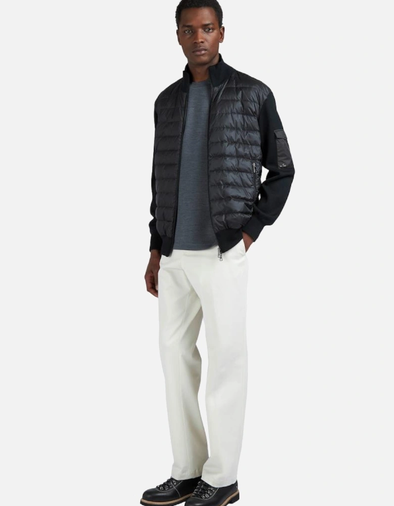 Ultralight Down Tech Zip Cardigan 011 Black