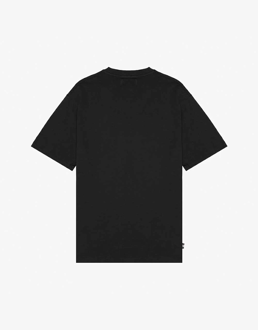 Active CC Club Check Shoulder T-Shirt - Black