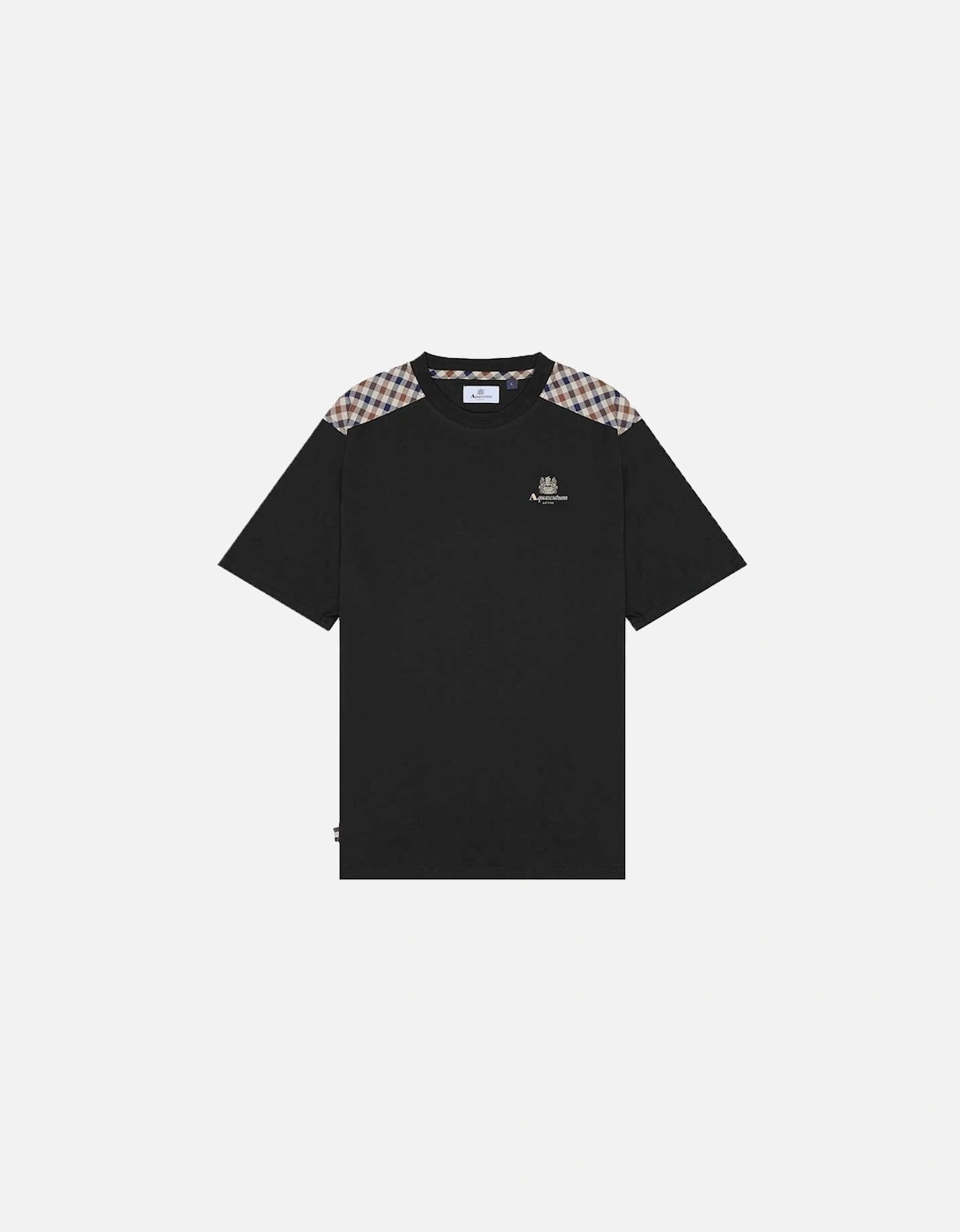 Active CC Club Check Shoulder T-Shirt - Black, 4 of 3