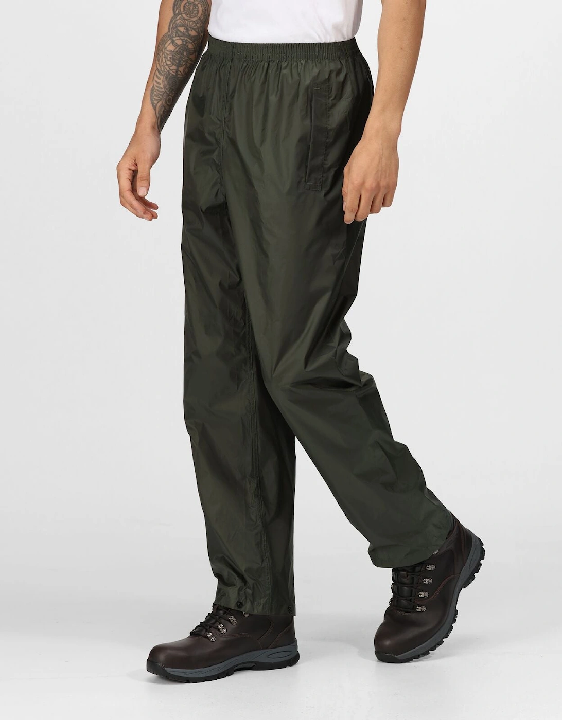 Mens Pro Pack Away Breathable Waterproof Overtrousers, 2 of 1