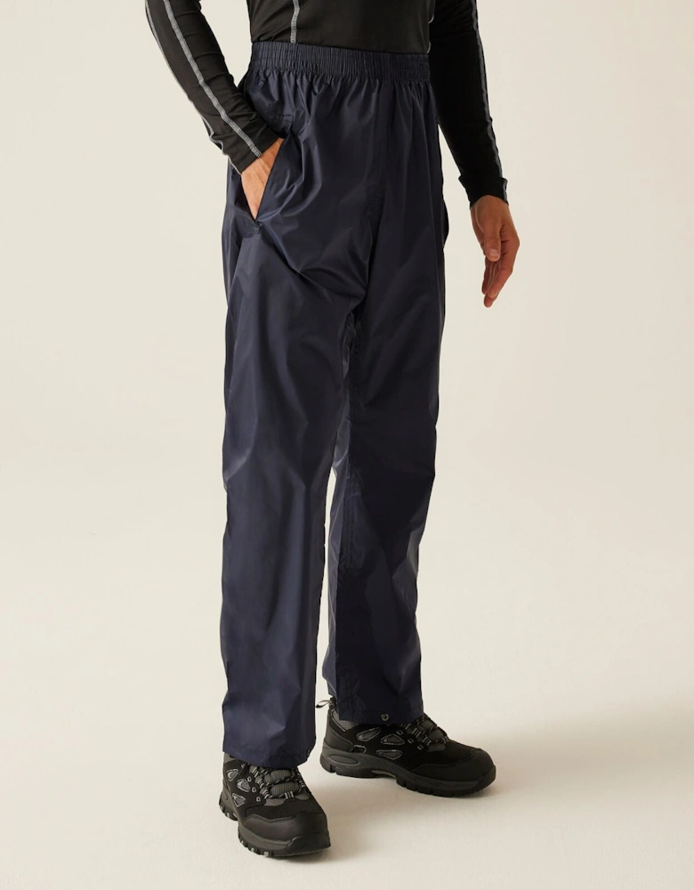 Regatta Mens Pro Pack Away Breathable Waterproof Overtrousers