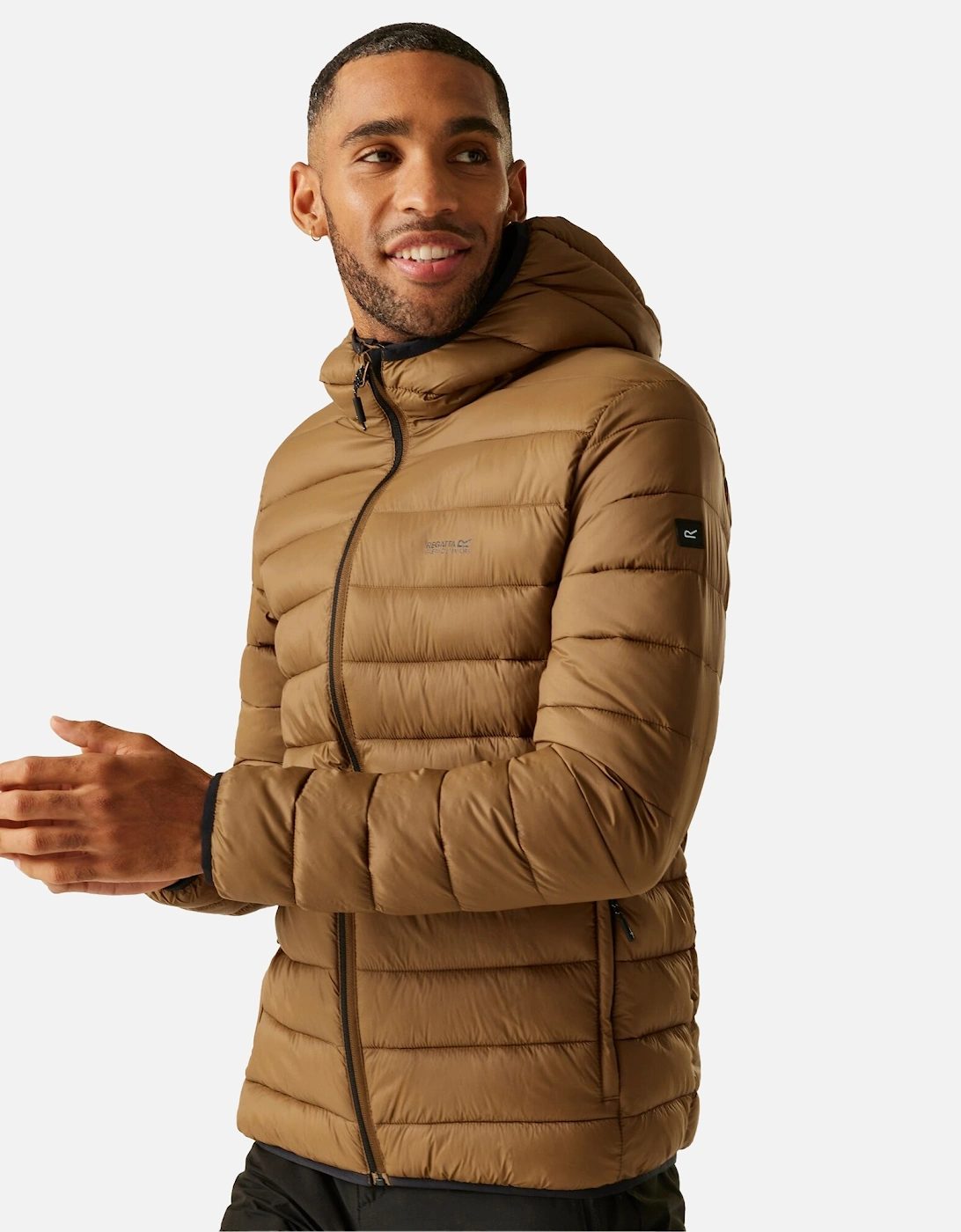 Mens Marizion Baffled Hooded Padded Jacket