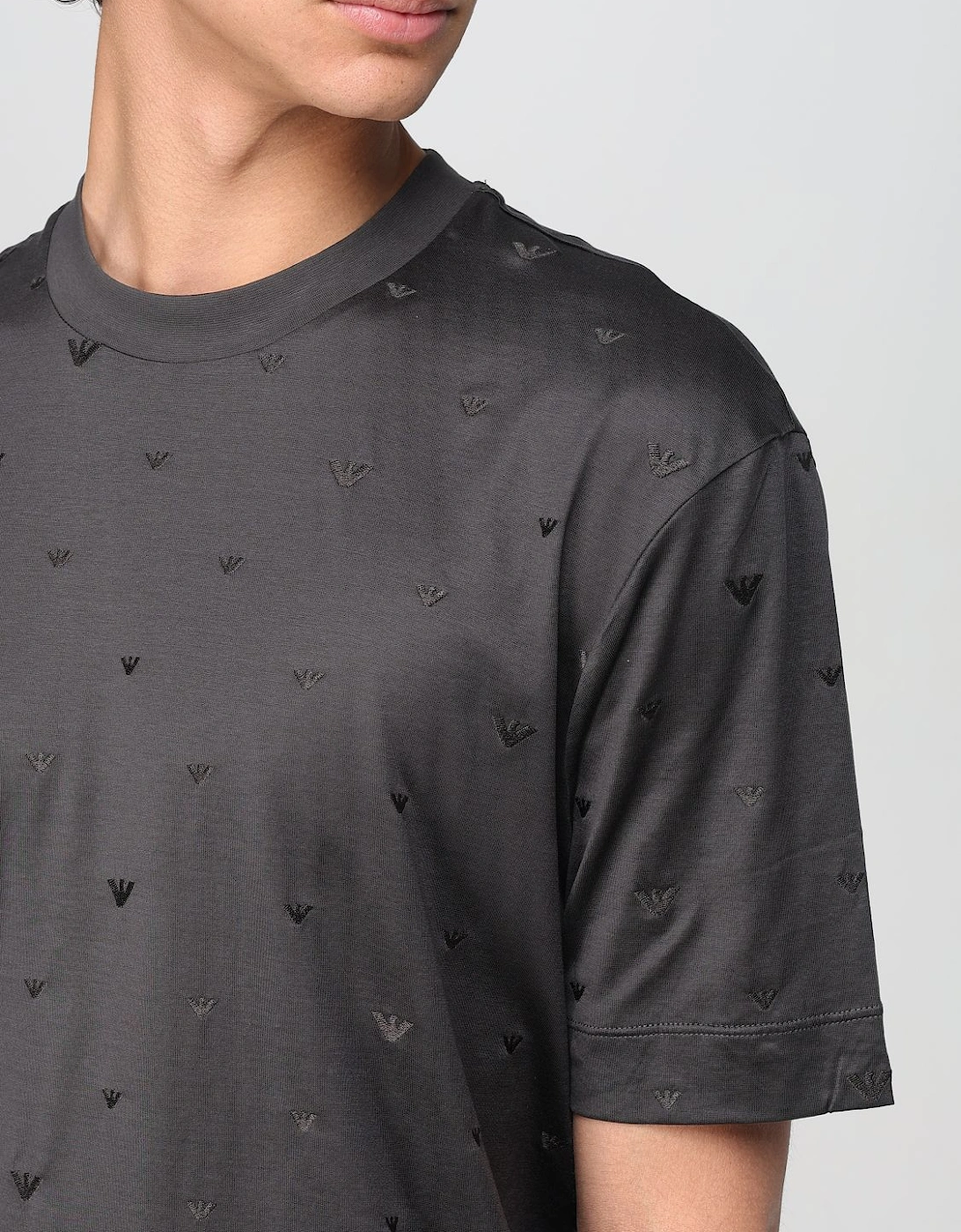 AllOver Eagle Logo Print TShirt