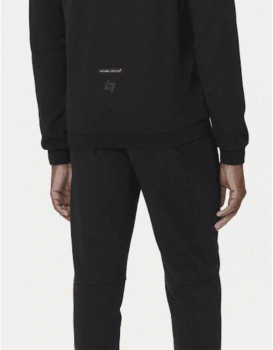 Ventus7 Performance Cotton Zip Hooded Black Tracksuit